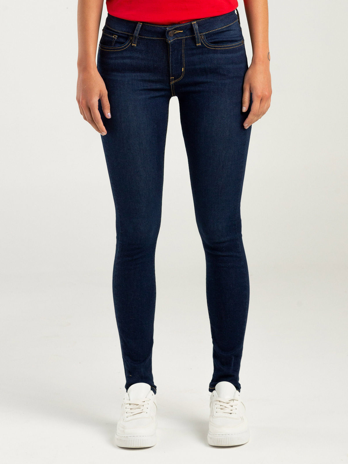 Jean Levi s 711 Skinny Para Mujer