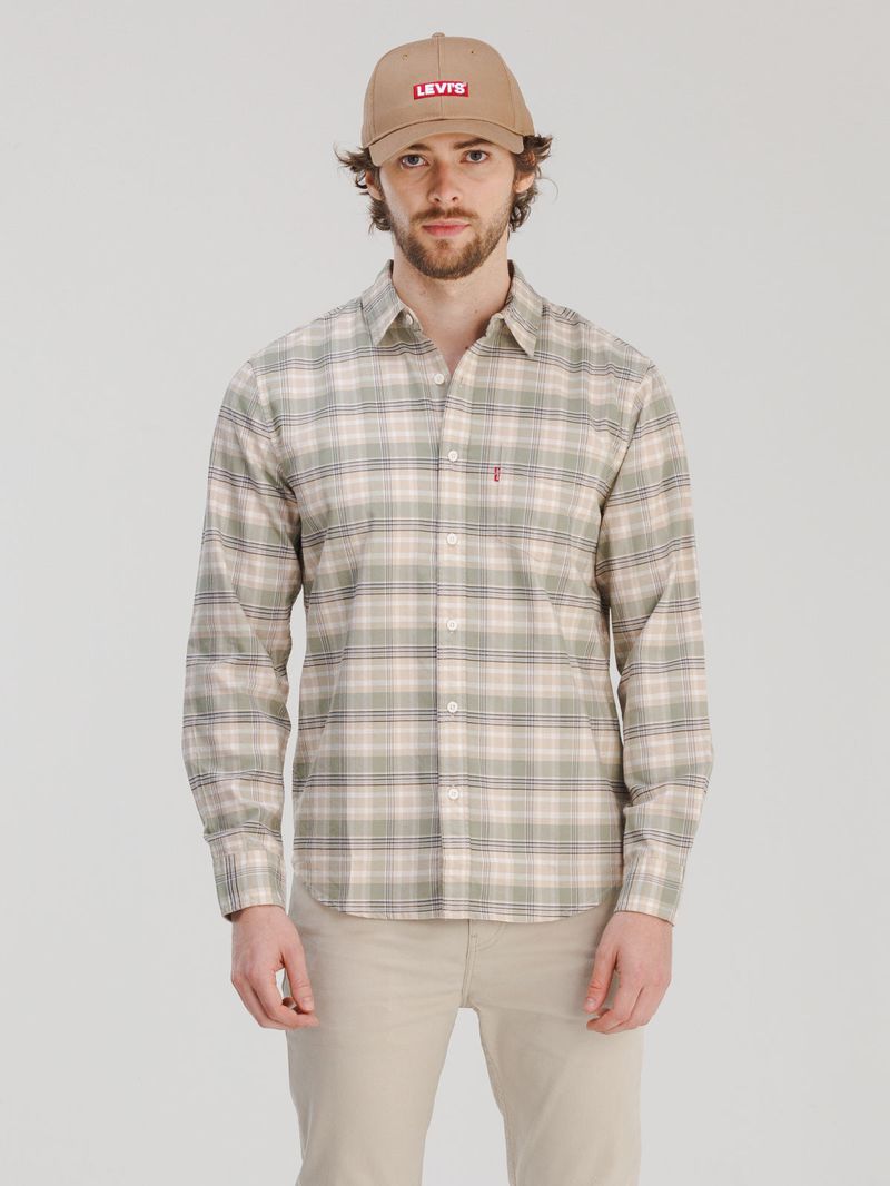 Camisas-Camisa-Levis-One-Pocket-Standard-para-Hombre-218102-Verde_1