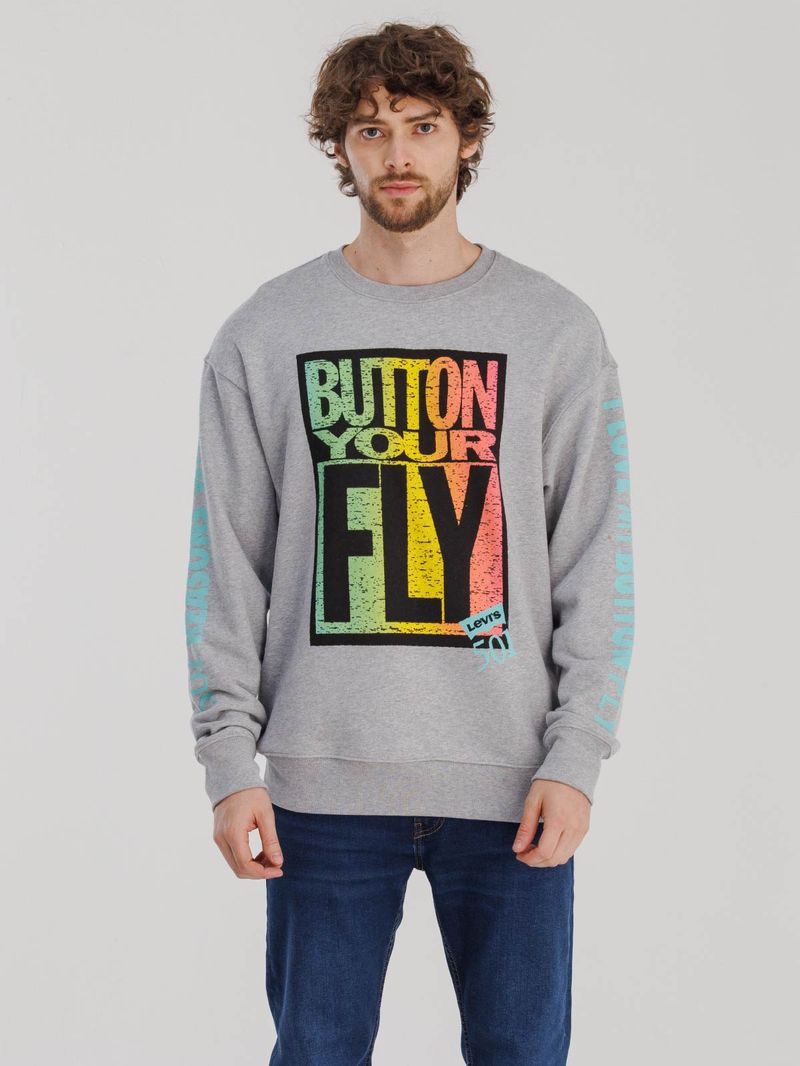 Buzos-Buzo-Levis-Crewneck-para-Hombre-218247-Gris_1