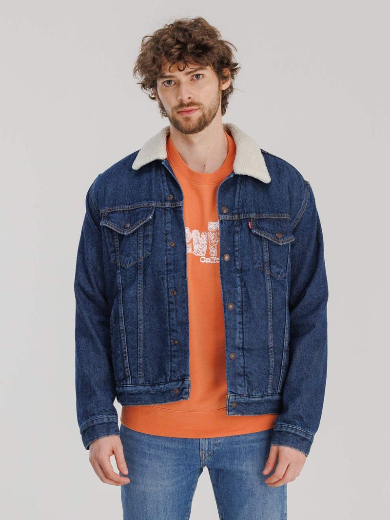 Sui tetraeder Optage Chaqueta Levi'S® Sherpa Trucker Para Hombre