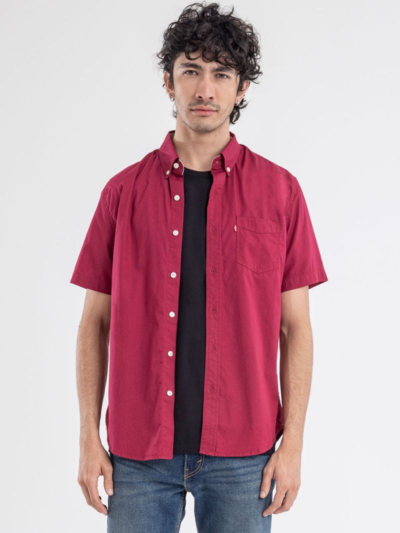 Camisas-Camisa-Levis-Classic-One-Pocket-para-Hombre-220158-Rojo_1