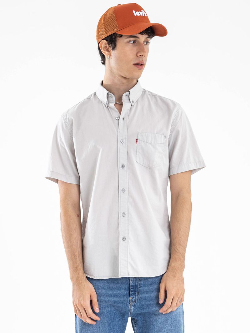 Camisas-Camisa-Levis-Classic-One-Pocket-para-Hombre-225336-Gris_1