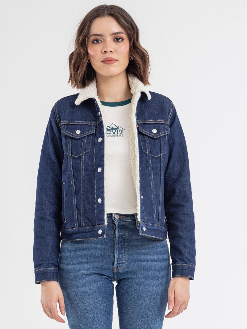 Chaquetas-Chaqueta-Levis-Sherpa-Trucker-para-Mujer-203067-Indigo-Oscuro_1