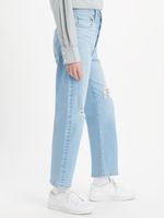 Jeans-Jean-Levis-Ribcage-Straight-Ankle-para-Mujer-228466-Indigo-Claro_2