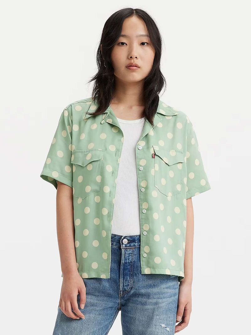 Camisa negra levis mujer clearance