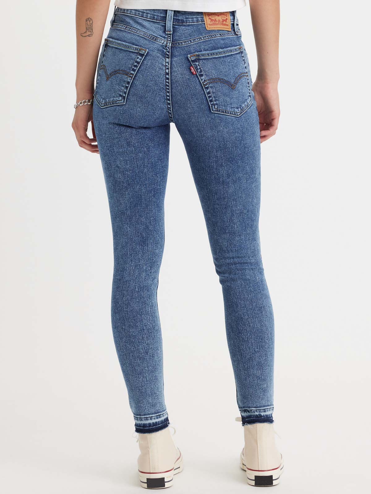 Jeans levis mujer shops tiro alto