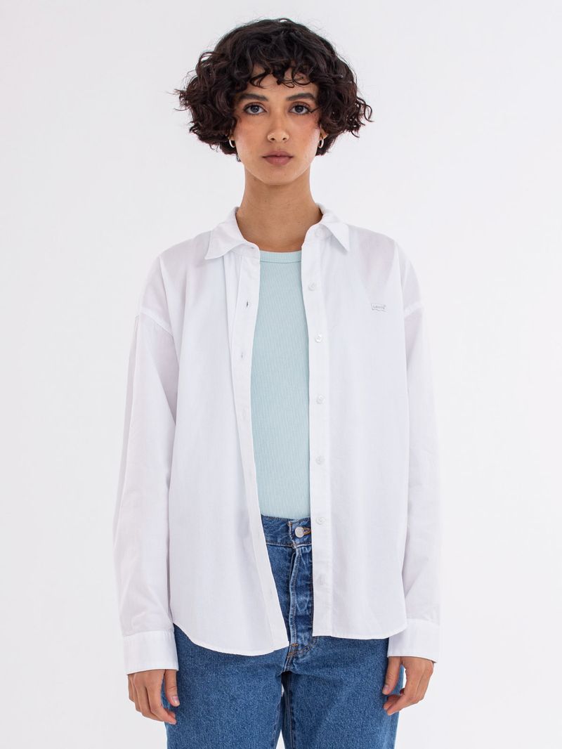 Camisas-Camisa-Levis-Classic-Batwing-para-Mujer-225487-Blanco_1