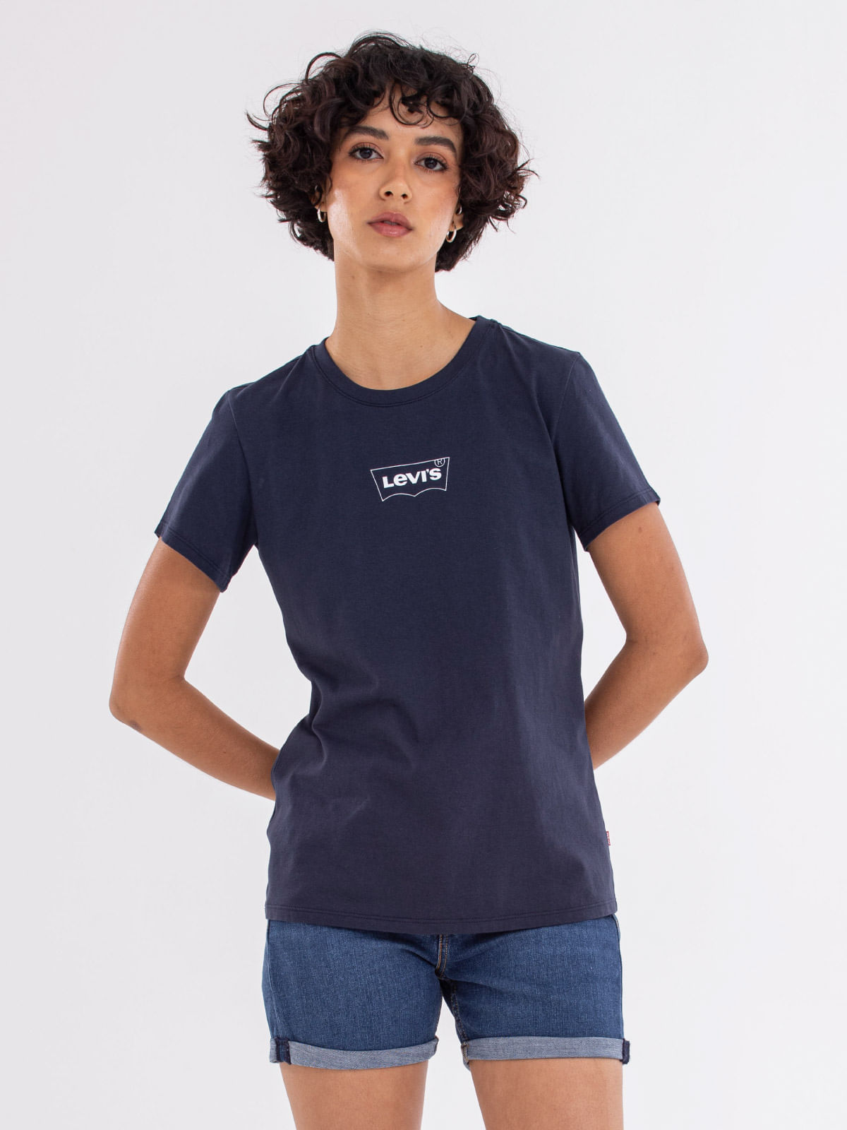 Camiseta Levi S Graphic Batwing Para Mujer