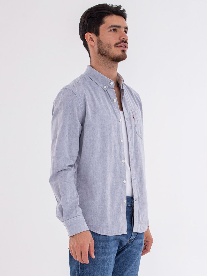 Camisas-Camisa-Classic-One-Pocket-para-Hombre-229906-Azul_2