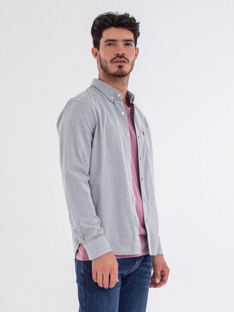 Camisas-Camisa-Classic-One-Pocket-para-Hombre-229913-Verde_2